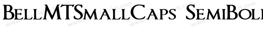 BellMTSmallCaps SemiBold字体转换